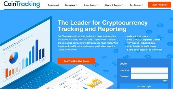 cointracking - tool investasi crypto dan bitcoin